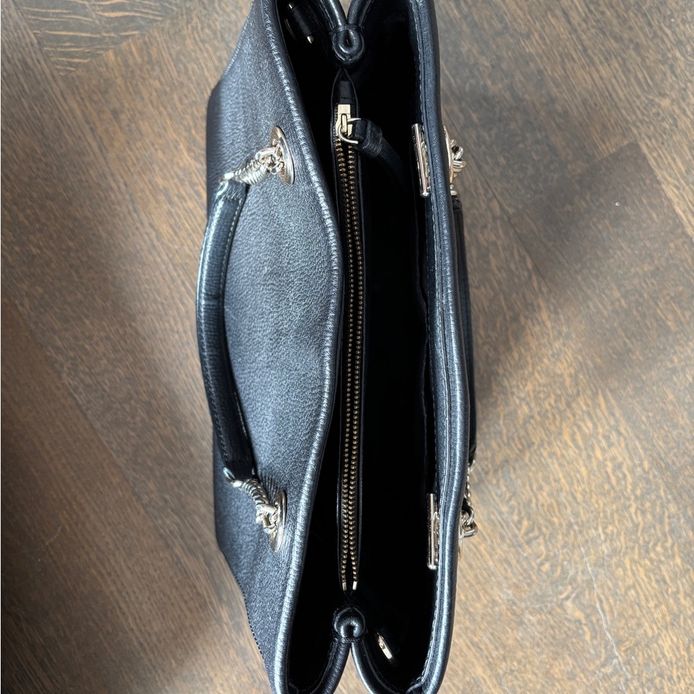 Kate Spade Black Calf Leather Tote Bag - Picture 5 of 7